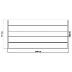 Kerítésmező G21 Marion 168x78 cm, antracit