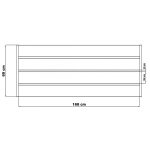 Kerítésmező G21 Reno 168x69 cm, antracit