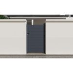 G21 Orlando kapu, 100 × 158 cm, balos kivitel, antracit színben