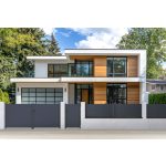 G21 Orlando kapu, 100 × 158 cm, balos kivitel, antracit színben