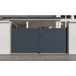 G21 Orlando 350x158 cm-es kétszárnyú kapu, antracit színben