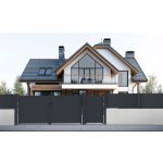 G21 Orlando 350x158 cm-es kétszárnyú kapu, antracit színben