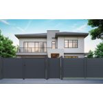 G21 Orlando 350x173 cm-es kétszárnyú kapu, antracit színben