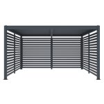 G21 fix lamellás oldalfal 3,7x2,2 m pergola Austinhoz