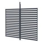 G21 kiegészítő fix lamellás fal 3x2,6 m Trenton pergolához