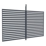 G21 kiegészítő fix lamellás fal 4x2,6 m Trenton pergolához