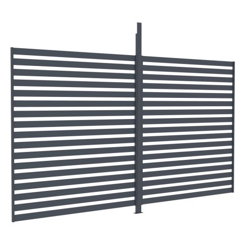 G21 kiegészítő fix lamellás fal 4x2,6 m Trenton pergolához