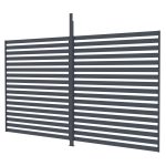 G21 kiegészítő fix lamellás fal 4x2,6 m Trenton pergolához