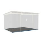 G21 WPC padló a GRAH 1132 kerti tárolóhoz, Ébenfa