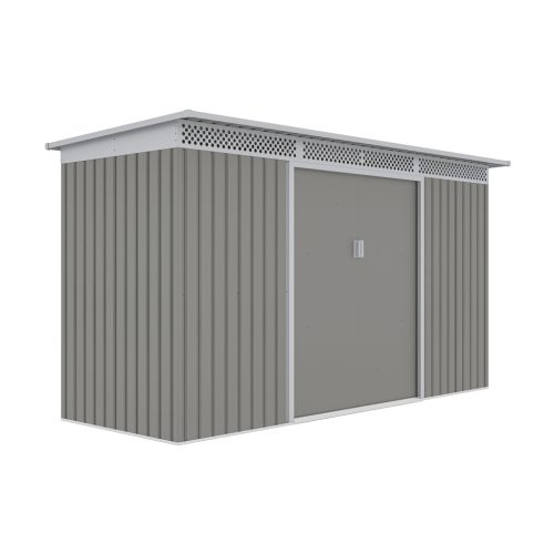 Kerti ház G21 GRAH 483 - 340 x 142 cm, metál szürke