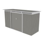 Kerti ház G21 GRAH 483 - 340 x 142 cm, metál szürke