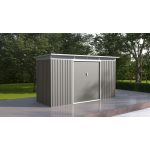 Kerti ház G21 GRAH 483 - 340 x 142 cm, metál szürke