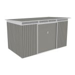 Kerti ház G21 GRAH 700 - 340 x 206 cm, metál szürke