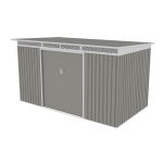 Kerti ház G21 GRAH 700 - 340 x 206 cm, metál szürke