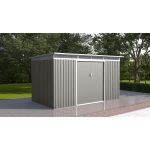 Kerti ház G21 GRAH 700 - 340 x 206 cm, metál szürke