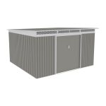 Kerti ház G21 GRAH 1132 - 340 x 333 cm, metálszürke