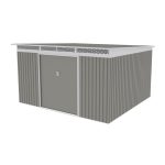 Kerti ház G21 GRAH 1132 - 340 x 333 cm, metálszürke