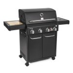 G21 Alabama Black BBQ Premium Line gázgrill, 5 égő + nyomáscsökkentő szelep ingyen
