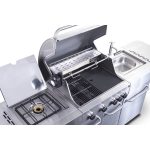 G21 Arizona gázgrill, BBQ Premium Line konyha 6 égőfej + ajándék nyomáscsökkentő