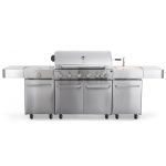 G21 Nevada BBQ konyha Premium Line gázgrill, 8 égőfej + ajándék nyomáscsökkentő