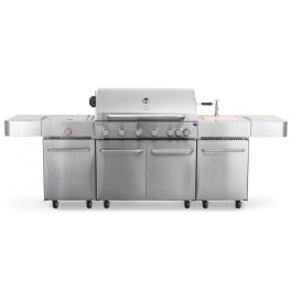   G21 Nevada BBQ konyha Premium Line gázgrill, 8 égőfej + ajándék nyomáscsökkentő