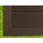 G21 élzáró Indiai teak 4,5 x 4,5 x 300 cm, WPC