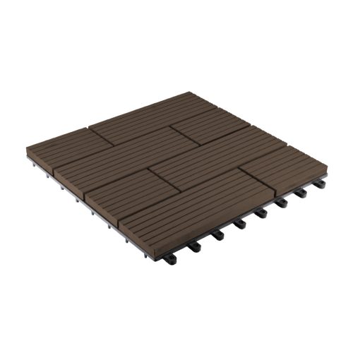 G21 Samoa WPC burkolócsempe indiai teak színben 2,3 x 30 x 30 cm