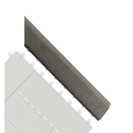   G21 Incana átvezető profil a WPC burkolócsempékhez, 38,5 x 7,5 cm sarok (jobb)