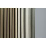 G21 befejező léc akusztikus panelhez, natúr tölgyfa