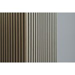 G21 záróprofil akusztikus panelhez, dió színben