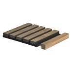 G21 záróprofil akusztikus panelhez, teak színben