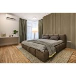 G21 záróprofil akusztikus panelhez, teak színben