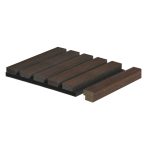 G21 záróprofil akusztikus panelhez, sötét dió színben