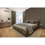 G21 záróprofil akusztikus panelhez, sötét dió színben