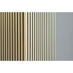 G21 záróprofil akusztikus panelhez, hikora színben