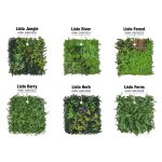 Mű zöld fal G21 Listo Ferns, 50×50 cm