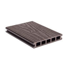   G21 kültéri burkolólap, 2,5 x 14,8 x 300 cm, Dark Wood, WPC