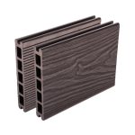 G21 kültéri burkolólap, 2,5 x 14,8 x 300 cm, Dark Wood, WPC