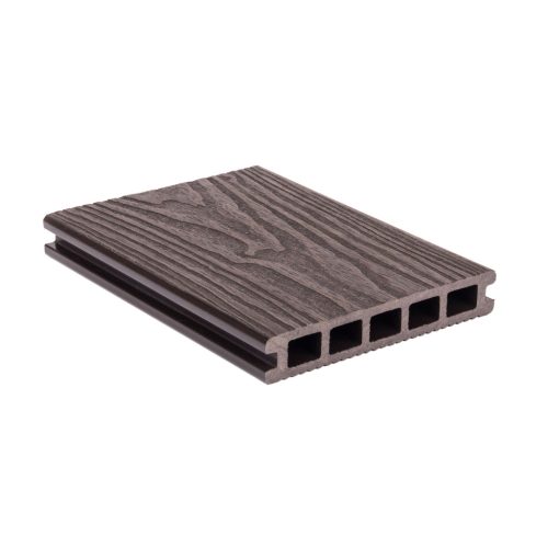G21 kültéri burkolólap 2,5 x 14,8 x 400 cm, Dark Wood, WPC