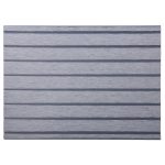 G21 kültéri burkolólap 2,5 x 14,8 x 400 cm, Silver Wood kerek lyukakkal, WPC