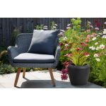 G21 Coal Round virágcserép 33,5 x 33,5 x 30,5