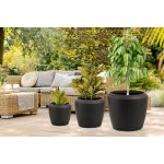 G21 Coal Round virágcserép 33,5 x 33,5 x 30,5