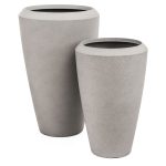 G21 Cement Oval virágcserép 44,3 x 44,3 x 69,8