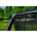 G21 SpaceJump trambulin védőhalóval, 366 cm, ajándék létrával, kék színben