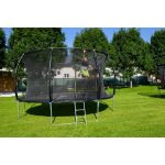 G21 SpaceJump trambulin védőhalóval, 430 cm, ajándék létrával