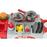 G21 játék - Gyerek konyha nagy, tartozékokkal, piros