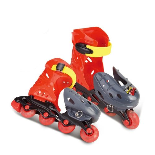 G21 játék - Görkorcsolya állítható mérettel 7" - 8,5" piros és szürke