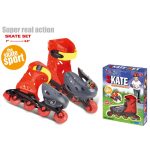 G21 játék - Görkorcsolya állítható mérettel 7" - 8,5" piros és szürke