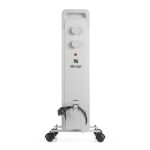 G21 Merapi olajradiátor fehér, 9 elem, 2000 W