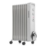 G21 Merapi olajradiátor fehér, 9 elem, 2000 W